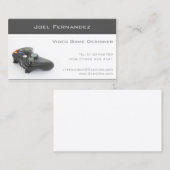 Concepteur de jeux vidéo - Carte de visite (Devant / Derrière)