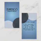 Concepteur d'intérieur - Carte de visite (Devant / Derrière)