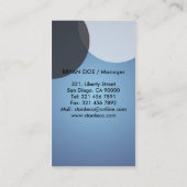 Concepteur d'intérieur - Carte de visite (Dos)