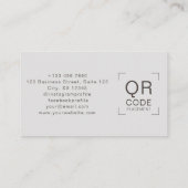 Concepteur d'intérieur Carte de visite esthétique (Dos)