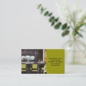 Concepteur d'intérieur ou Carte de visite interméd (Debout devant)