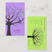 Concepteur unique Artsy d'art de carte de visite (Devant / Derrière)