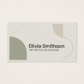 Concepteur vert minimaliste géométrique (Devant)