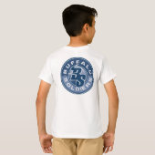 Conception 1 du T-shirt de l'enfant de lacrosse de (Dos entier)