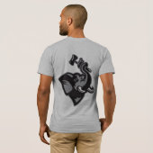 Conception 1 du T-shirt des hommes (Dos entier)