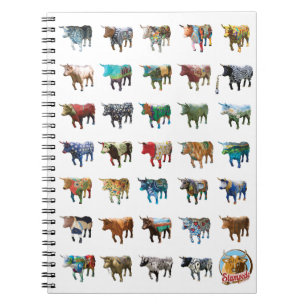 Conception #2 de carnet de boeufs de ruée