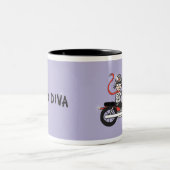 conception 2 de tasse de diva de route (Centre)