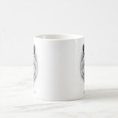 Conception à deux côtés de la Mug de café de loup (Centre)