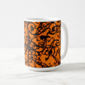 Conception abstraite Café Mug (Devant droit)