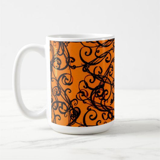 Conception abstraite Café Mug (Gauche)