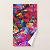 Conception abstraite colorée (Serviette à main)