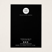 Conception Abstraite de la carte d'affichage en no (Dos)