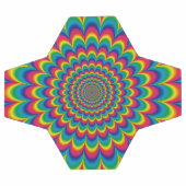 Conception abstraite de l'arc-en-ciel psychédéliqu (Plat)