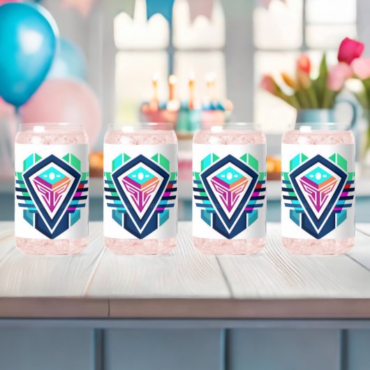 Conception Abstraite de logo pour jeux de verre un (Insitu (Baby Shower))