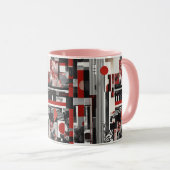 Conception Abstraite de l'université. mug (Devant droit)