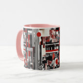 Conception Abstraite de l'université. mug (Devant gauche)