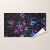 Conception Abstraite des fleurs fractales. (Serviette à main)