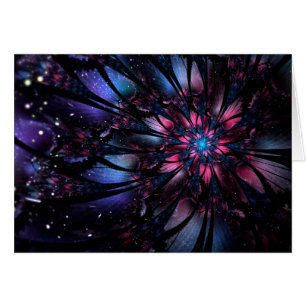 Conception Abstraite des fleurs fractales.