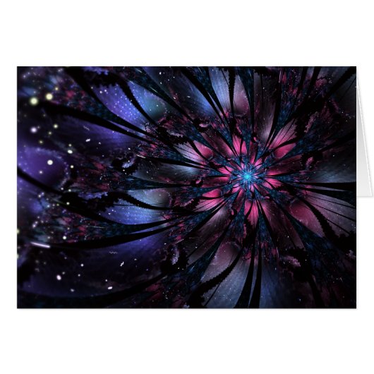 Conception Abstraite des fleurs fractales. (Devant Horizontal)