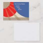 Conception Abstraite du Carte de visite de Chubby (Devant / Derrière)