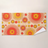 Conception abstraite moderne et attrayante avec fl (Serviette de bain)