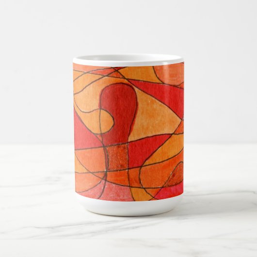 Conception abstraite Mug (Centre)