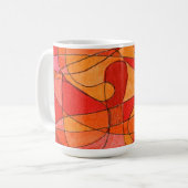 Conception abstraite Mug (Devant gauche)