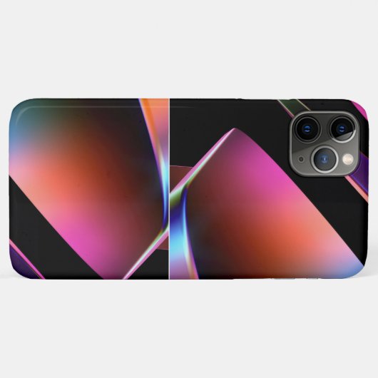 Conception abstraite sur le Coque iphone (Dos (Horizontal))