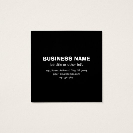 Conception aléatoire, logo ou image d'entreprise (Dos)