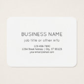 Conception aléatoire, logo ou image d'entreprise (Dos)