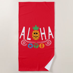 Conception Aloha Pineapple - Serviette de plage