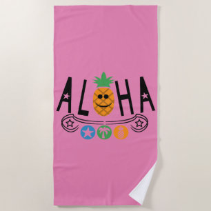 Conception Aloha Pineapple - Serviette de plage