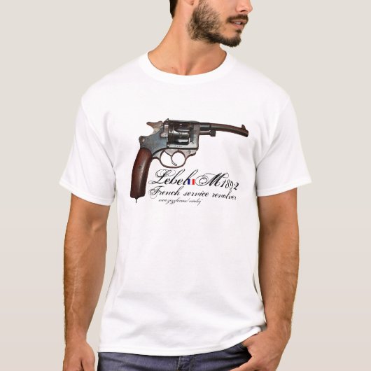 Conception antique fraîche de T-shirt de revolver (Devant)