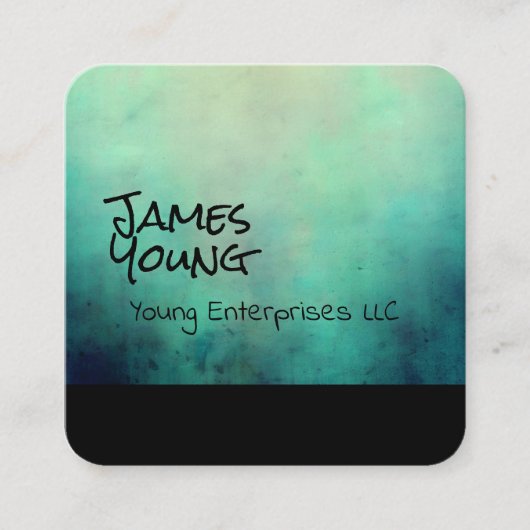 conception aquarelle carte de visite personnalisé (Devant)