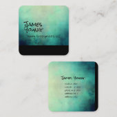 conception aquarelle carte de visite personnalisé (Devant / Derrière)