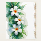 Conception aquarelle de plumeria tropical boho et (Dos)