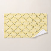 Conception Art Déco Jaune (Serviette à main)