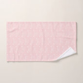Conception Art Déco Rose (Serviette à main)