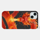 Conception artistique de fantasy de dragon de feu, (Verso Horizontal)