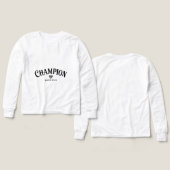 Conception Athlétique Champion Vintage (Motif Recto et Verso)