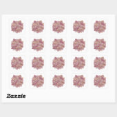 Conception autocollant FLEUR DE PUISSANCE Argent p (Feuille)