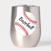 Conception Baseball Vin Thermique Tumbler (Avant)