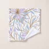 Conception Boho Tendance, Moderne, Chic, Fleurs, F (Gant de toilette)