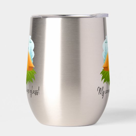 Conception Camping Vin Thermal Tumbler (Gauche)