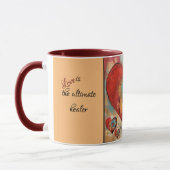 Conception cardiaque Abstraite avec texte La Mug d (Gauche)