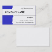 Conception Carte de visite (Devant / Derrière)