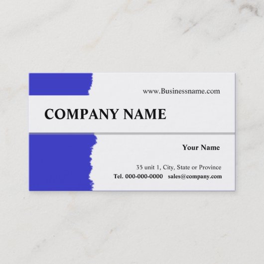 Conception Carte de visite (Devant)