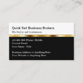 Conception Carte de visite de Business Broker Clas (Devant)