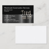 Conception Carte de visite de construction moderne (Devant / Derrière)