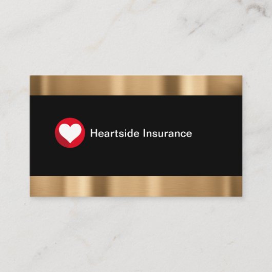 Conception Carte de visite de l'agent d'assurance  (Devant)